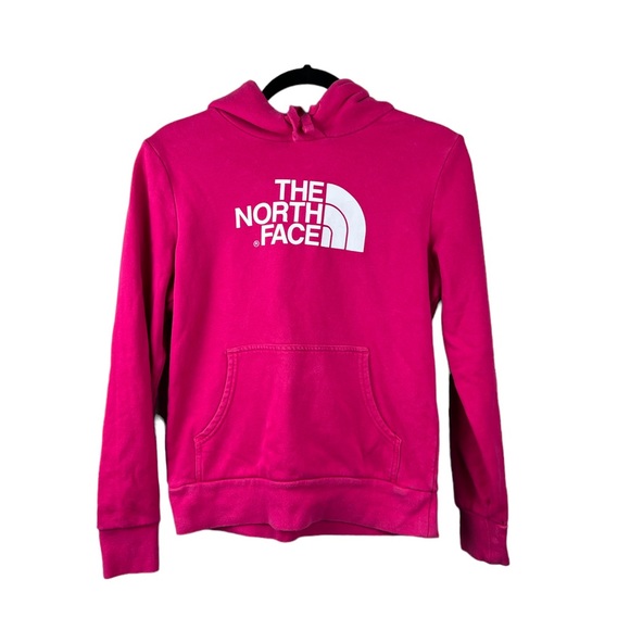 The North Face Tops - The‎ North Face Women’s Hoodie Pink Long Sleeve Pull Over Sweatshirt Size Small